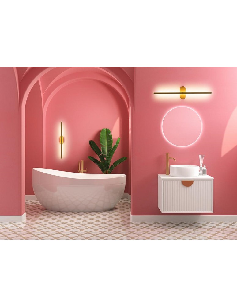 Designer wall lamps - Moosee MOOSEE TOBIA gold wall lamp (MSE010400212) - product kolory-swiatla.pl 8