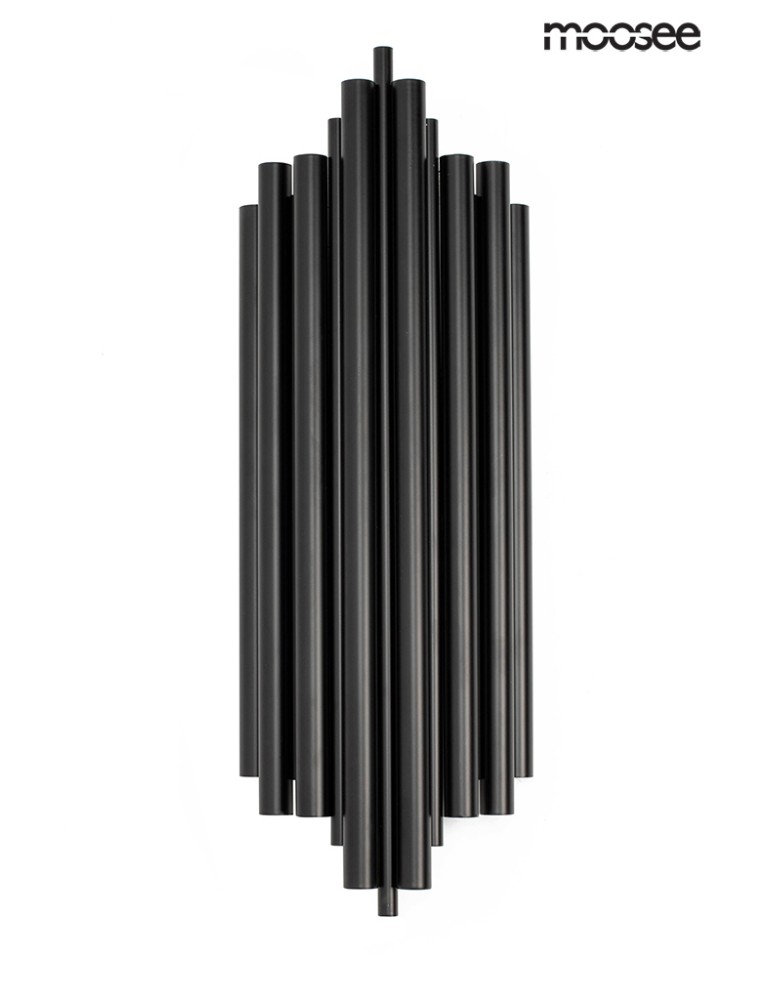 Wall lamps - Moosee MOOSEE HARMONIC BLACK wall lamp black (MSE010400217) - product kolory-swiatla.pl 1