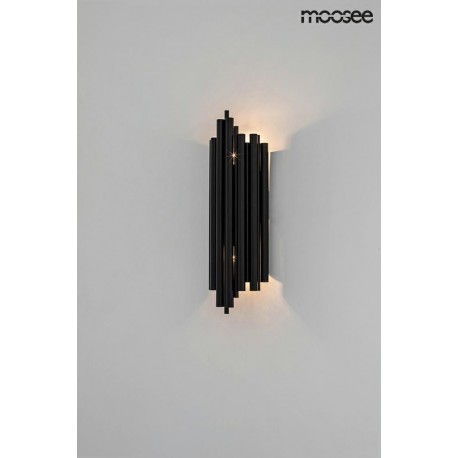 Moosee MOOSEE lampa ścienna HARMONIC BLACK czarna (MSE010400217)