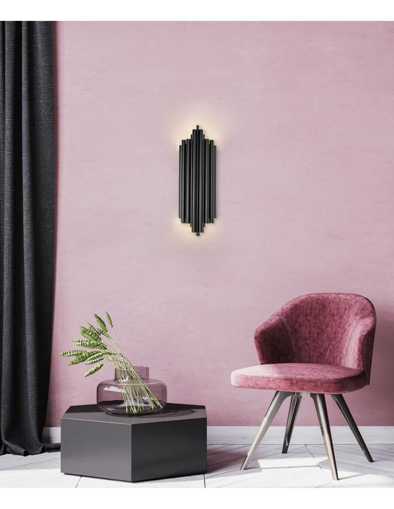 Wall lamps - Moosee MOOSEE HARMONIC BLACK wall lamp black (MSE010400217) - product kolory-swiatla.pl 9