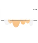 Pendant lamps - Moosee MOOSEE pendant lamp LAVA black / amber (MSE020100170) - product 1