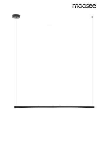 Moosee MOOSEE lampa wisząca LAVA czarna / bursztynowa (MSE020100170) - produkt 2
