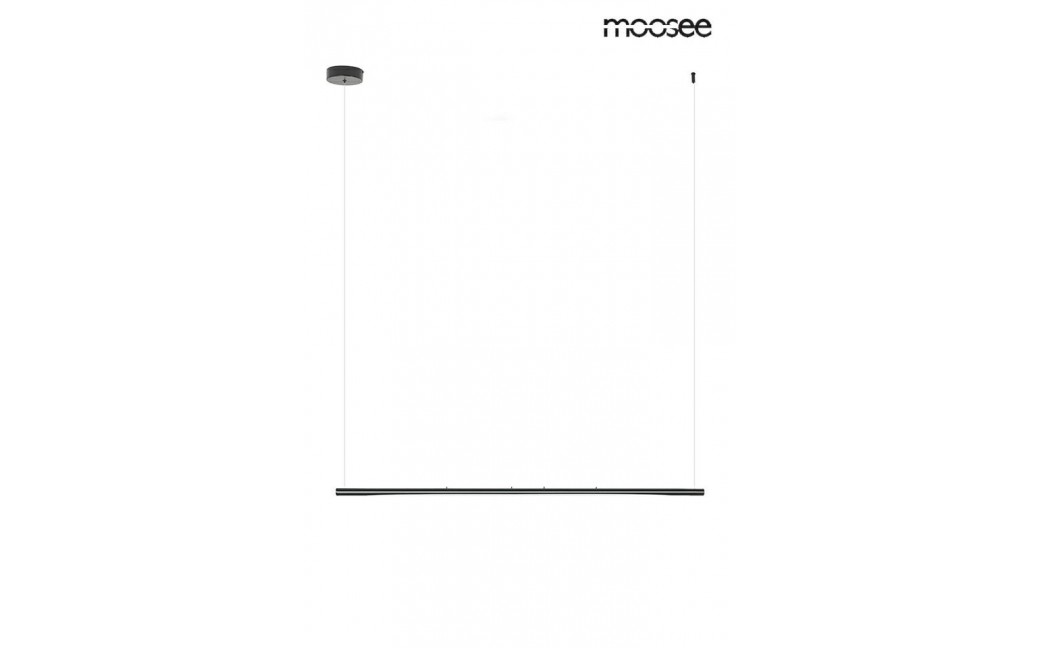 Moosee MOOSEE lampa wisząca LAVA czarna / bursztynowa (MSE020100170)