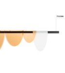 Pendant lamps - Moosee MOOSEE pendant lamp LAVA black / amber (MSE020100170) - product 5