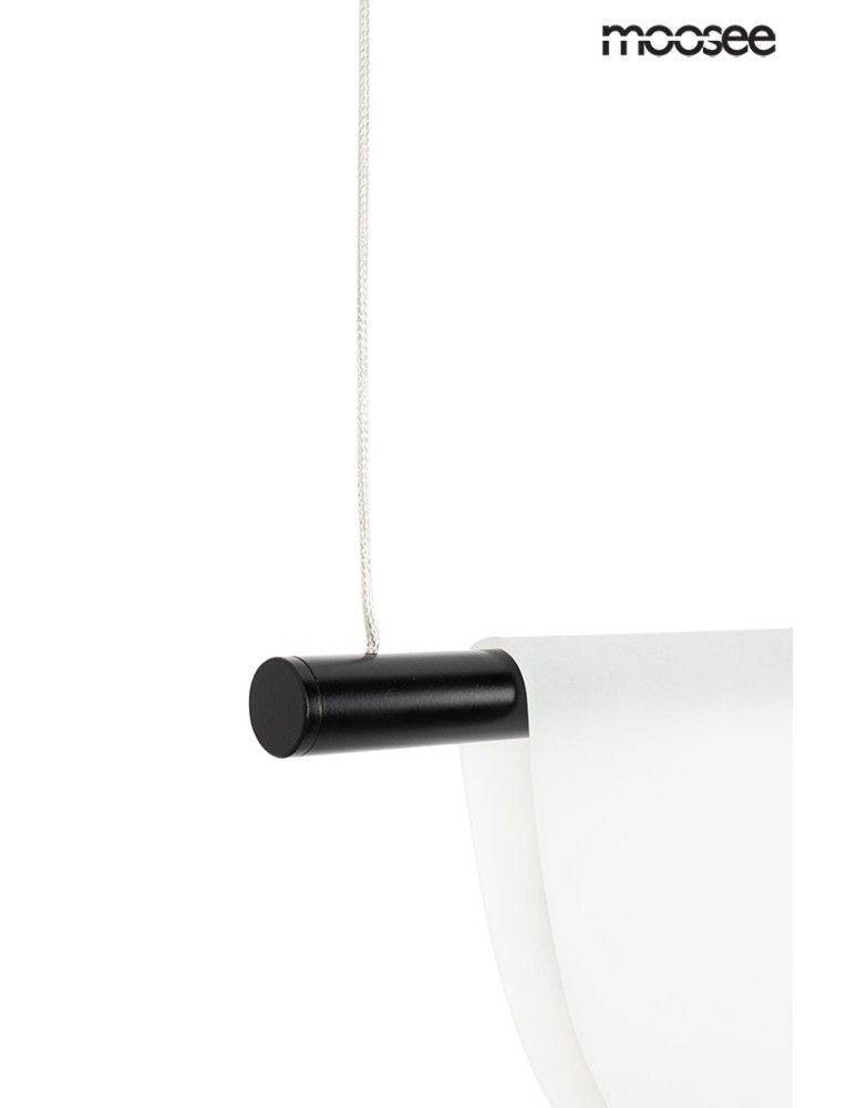 Moosee MOOSEE pendant lamp LAVA black / amber (MSE020100170)