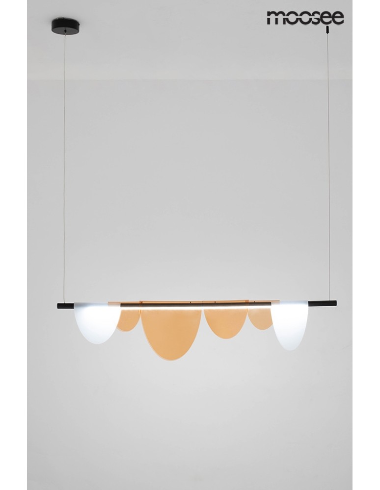 Moosee MOOSEE pendant lamp LAVA black / amber (MSE020100170)