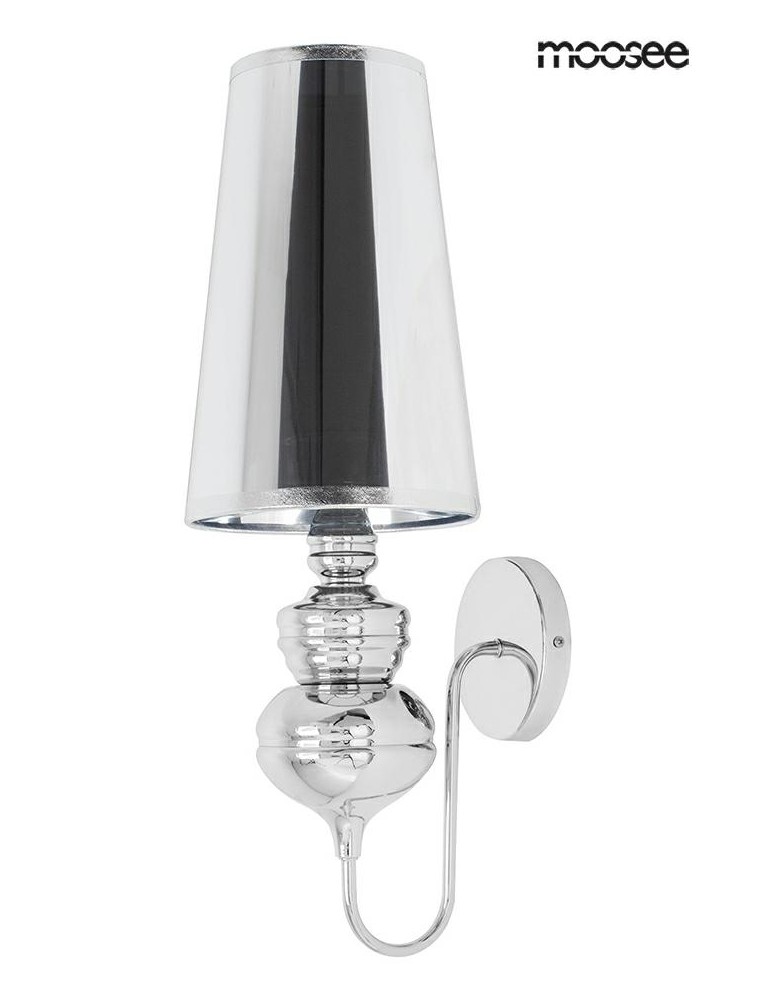 Wall lamps - MOOSEE QUEEN 20 silver wall lamp (MSE010100229) - product kolory-swiatla.pl 1
