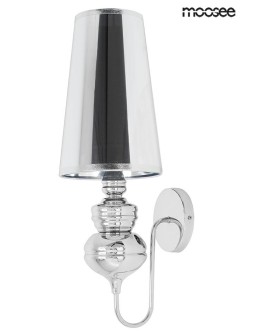 MOOSEE lampa ścienna QUEEN 20 srebrna (MSE010100229)