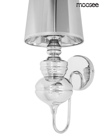 MOOSEE QUEEN 20 silver wall lamp (MSE010100229) - product 2