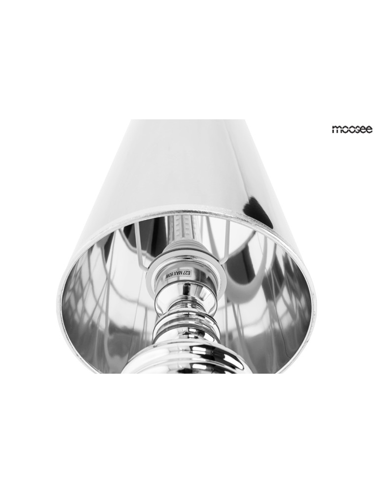 Wall lamps - MOOSEE QUEEN 20 silver wall lamp (MSE010100229) - product kolory-swiatla.pl 3