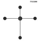 Designer wall lamps - MOOSEE SHADOW 4 wall lamp black (MSE010100245) - product 1