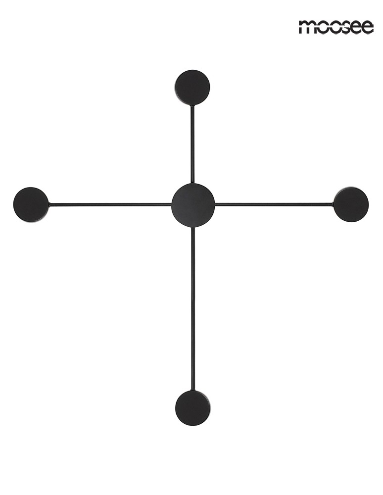 Designer wall lamps - MOOSEE SHADOW 4 wall lamp black (MSE010100245) - product kolory-swiatla.pl 1