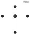 MOOSEE SHADOW 4 wall lamp black (MSE010100245)