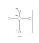 Designer wall lamps - MOOSEE SHADOW 4 wall lamp black (MSE010100245) - product 7