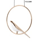 Designer pendant lamps - MOOSEE BIRD DISC gold pendant lamp (MSE010100294) - product 2