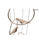 Designer pendant lamps - MOOSEE BIRD DISC gold pendant lamp (MSE010100294) - product 6