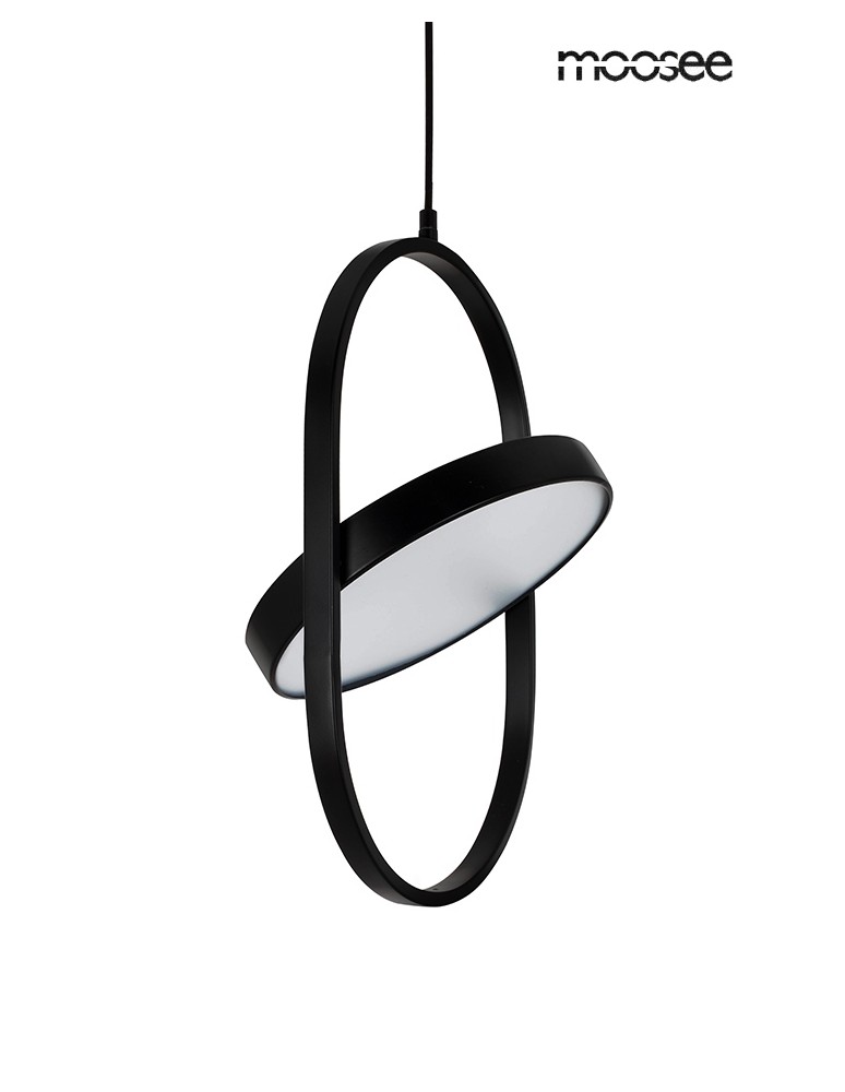 LED pendant lamps - MOOSEE SPINNER 26 pendant lamp black (MSE010100315) - product kolory-swiatla.pl 1