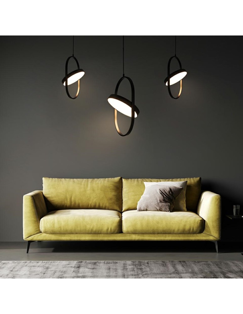 LED pendant lamps - MOOSEE SPINNER 26 pendant lamp black (MSE010100315) - product kolory-swiatla.pl 9