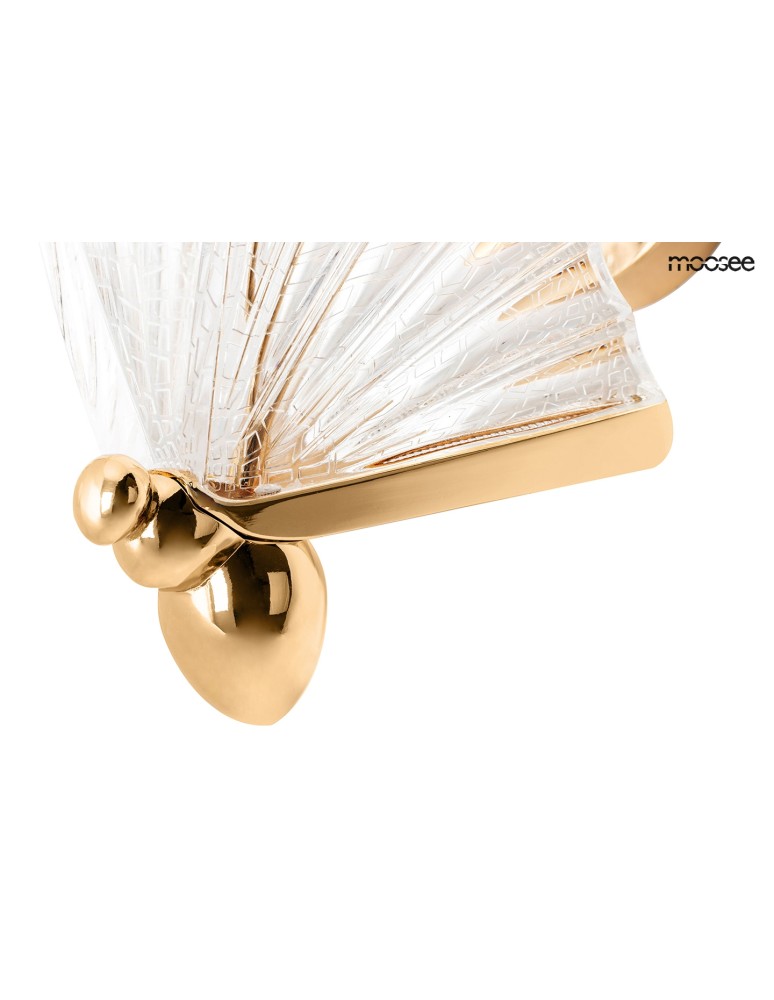 Designer wall lamps - MOOSEE BUTTERFLY M gold wall lamp (MSE010100324) - product kolory-swiatla.pl 3