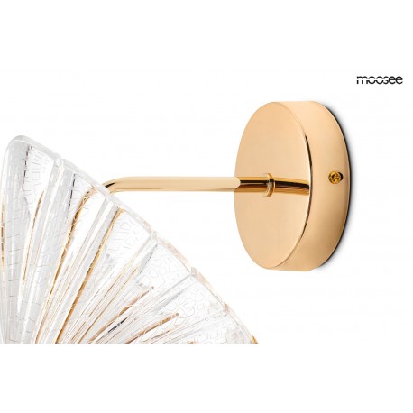MOOSEE lampa ścienna BUTTERFLY M złota (MSE010100324)
