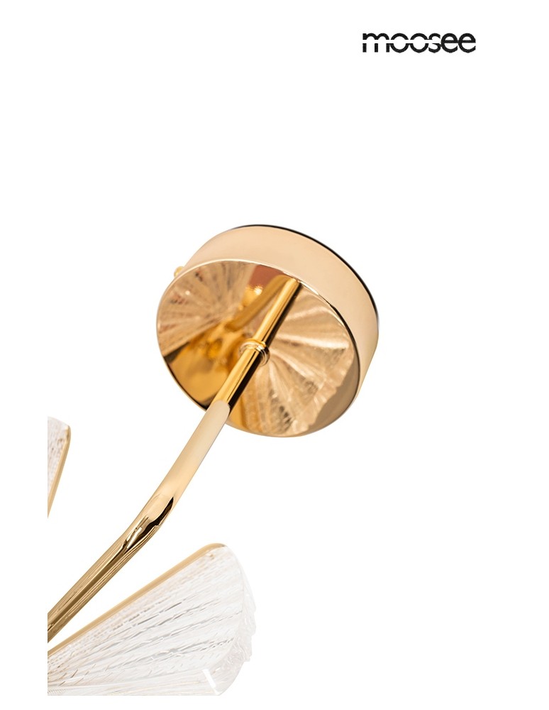 Designer wall lamps - MOOSEE BUTTERFLY M gold wall lamp (MSE010100324) - product kolory-swiatla.pl 5