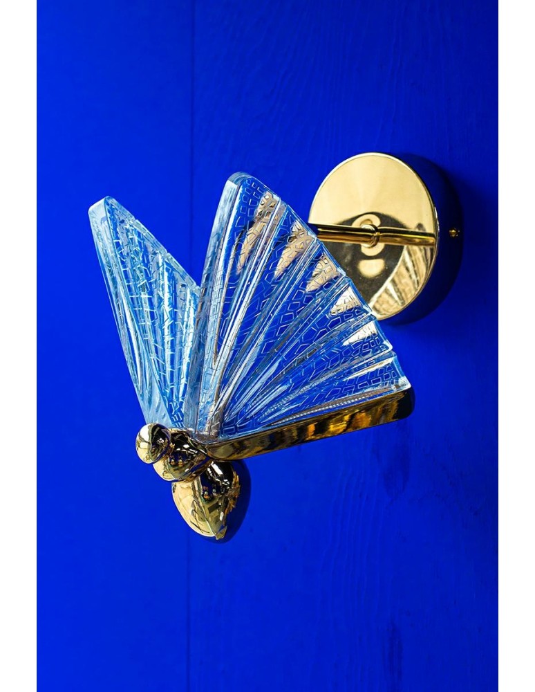 Designer wall lamps - MOOSEE BUTTERFLY M gold wall lamp (MSE010100324) - product kolory-swiatla.pl 7