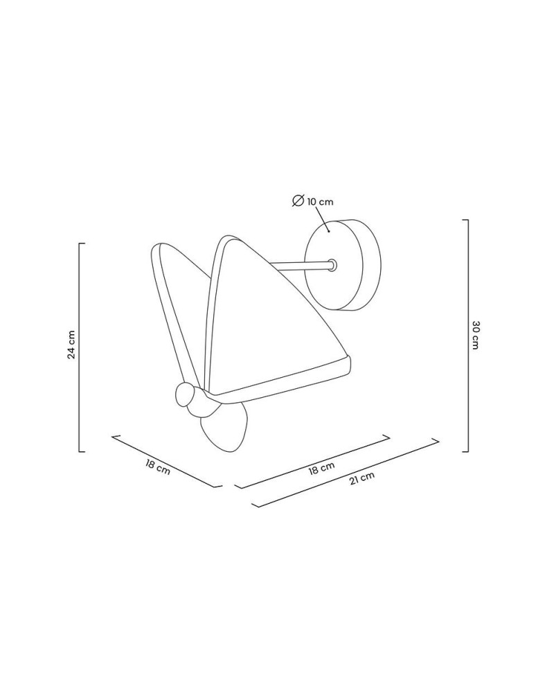 Designer wall lamps - MOOSEE BUTTERFLY M gold wall lamp (MSE010100324) - product kolory-swiatla.pl 8