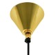 King Home Lampa wisząca AURORA złota - szkło, metal (DW-D025P)