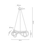 Pendant lamps - MOOSEE SERPIENTE 60 gold pendant lamp (MSE010100236) - product 12