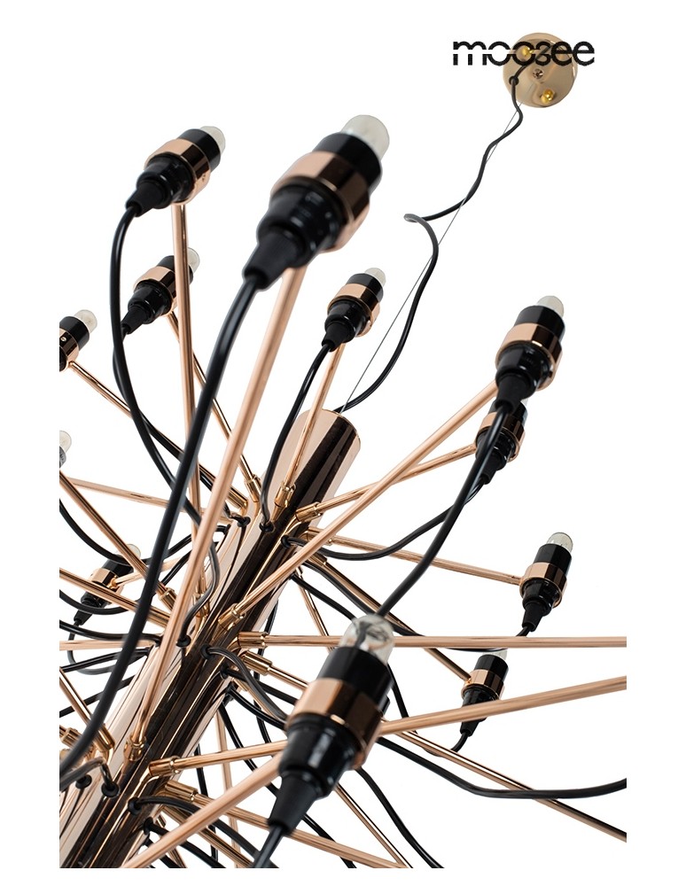 Designer pendant lamps - MOOSEE GINO 100 gold pendant lamp (MSE010100306) - product kolory-swiatla.pl 5