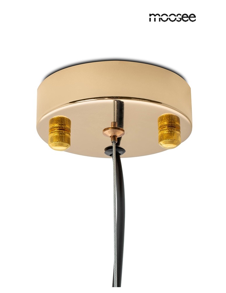 Designer pendant lamps - MOOSEE GINO 100 gold pendant lamp (MSE010100306) - product kolory-swiatla.pl 6