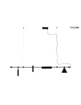 MOOSEE lampa wisząca TECHNICS czarna (MSE010100333)