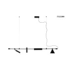 Modern pendant lamps - MOOSEE TECHNICS pendant lamp black (MSE010100333) - product 2