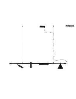 MOOSEE lampa wisząca TECHNICS czarna (MSE010100333) - produkt 2
