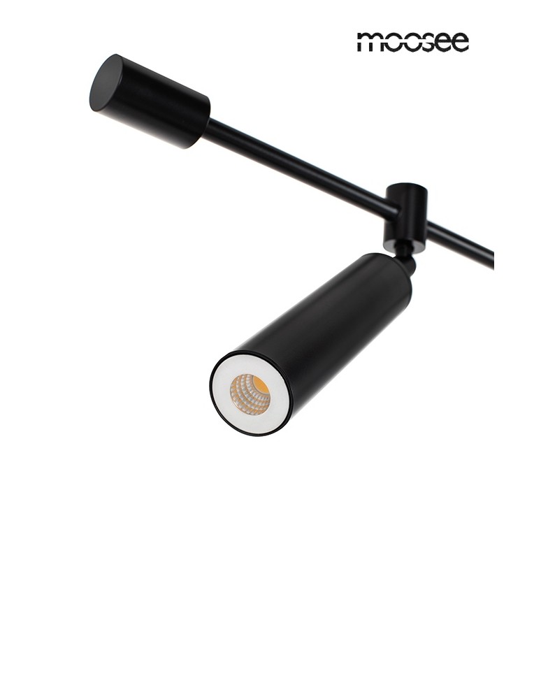 Modern pendant lamps - MOOSEE TECHNICS pendant lamp black (MSE010100333) - product kolory-swiatla.pl 4