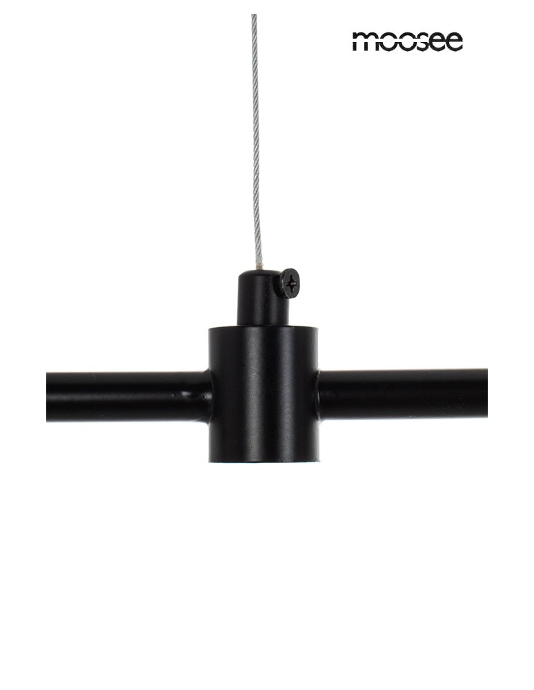 Modern pendant lamps - MOOSEE TECHNICS pendant lamp black (MSE010100333) - product kolory-swiatla.pl 5