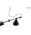 Modern pendant lamps - MOOSEE TECHNICS pendant lamp black (MSE010100333) - product 7