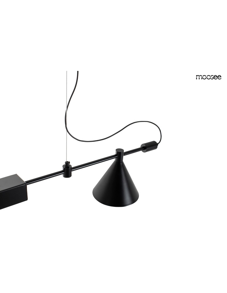 Modern pendant lamps - MOOSEE TECHNICS pendant lamp black (MSE010100333) - product kolory-swiatla.pl 7