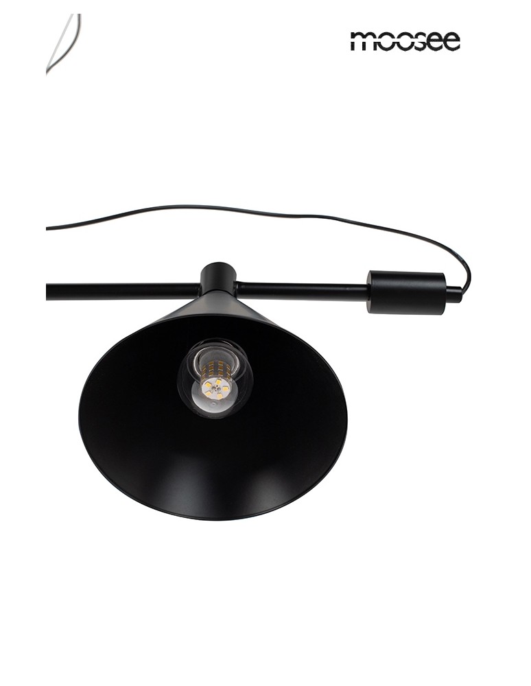 Modern pendant lamps - MOOSEE TECHNICS pendant lamp black (MSE010100333) - product kolory-swiatla.pl 8