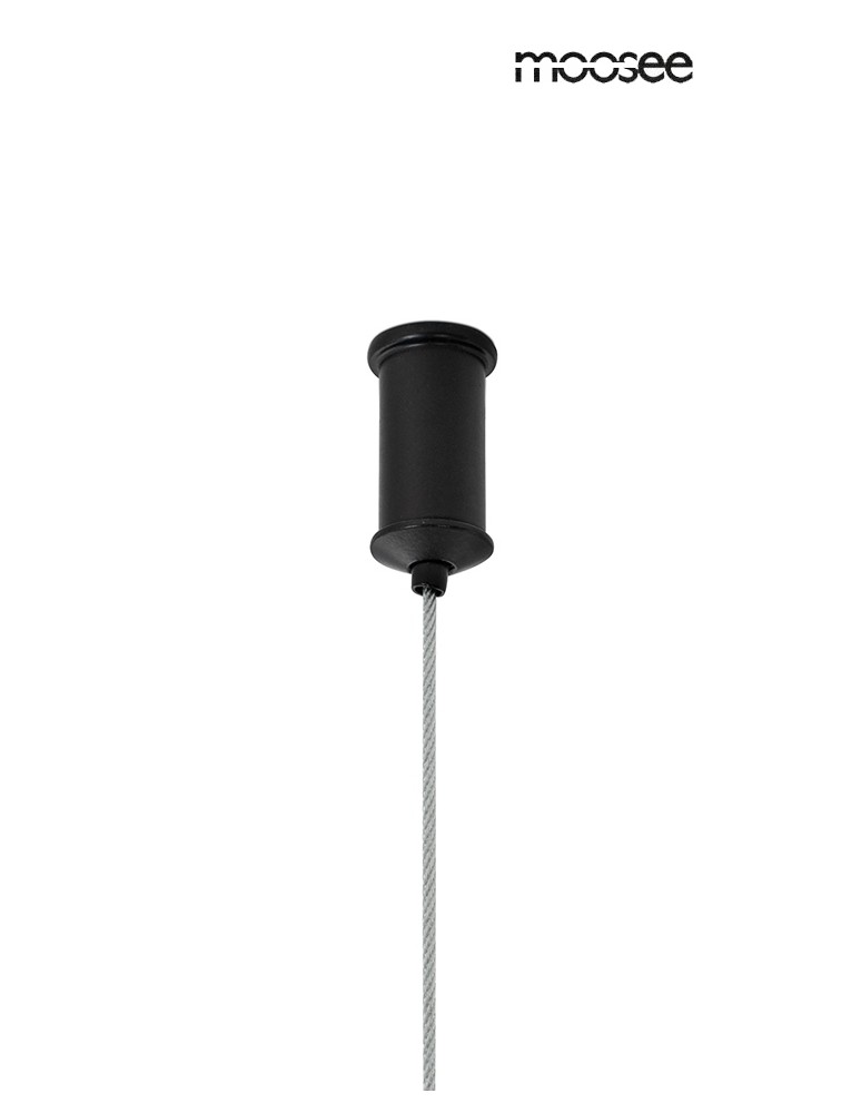 Modern pendant lamps - MOOSEE TECHNICS pendant lamp black (MSE010100333) - product kolory-swiatla.pl 10