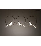 Designer pendant lamps - MOOSEE BIRD LINE gold pendant lamp (MSE010100295) - product 8