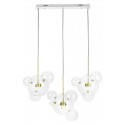 King Home Lampa wisząca CAPRI LINE 3 złota - 180 LED, aluminium, szkło (XCP9148-3B)