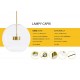 King Home Lampa wisząca CAPRI LINE 3 złota - 180 LED, aluminium, szkło (XCP9148-3B)