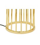 Floor lamps with lampshade - King Home HOLMES STRAIGHT gold floor lamp with black shade - metal (XCF7583-164) - product 2