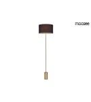 Floor lamps with lampshade - Moosee MOOSEE floor lamp SANTORINI - gold base, black shade (MSE010200131) - product 1