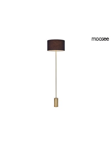 Moosee MOOSEE floor lamp SANTORINI - gold base, black shade (MSE010200131)