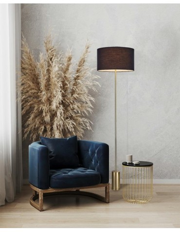 Moosee MOOSEE floor lamp SANTORINI - gold base, black shade (MSE010200131) - product 2