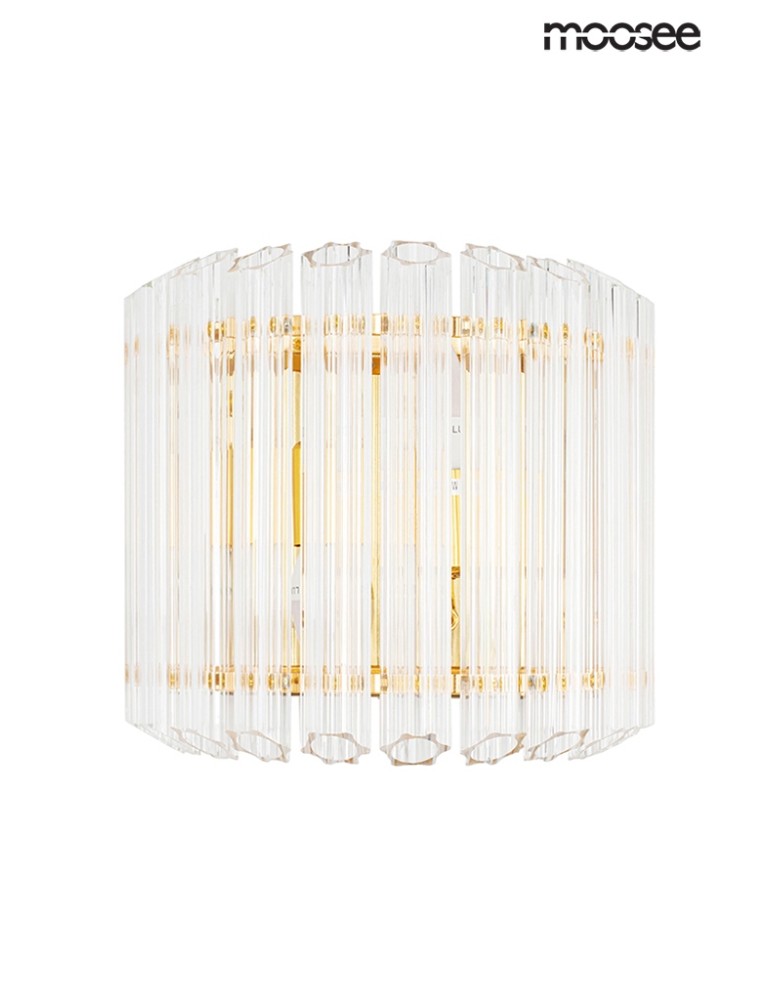 Glamour wall lamps - Moosee MOOSEE gold PALACE wall lamp (MSE010400195) - product kolory-swiatla.pl 1