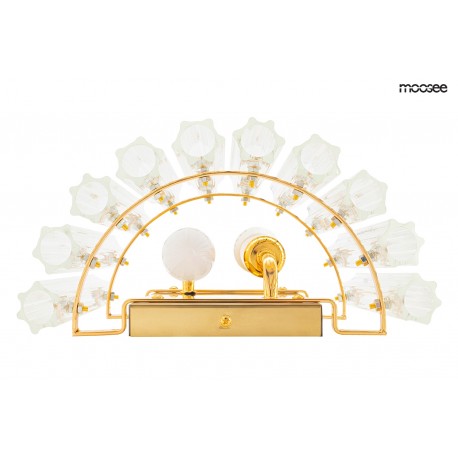 Moosee MOOSEE lampa ścienna PALACE złota (MSE010400195)