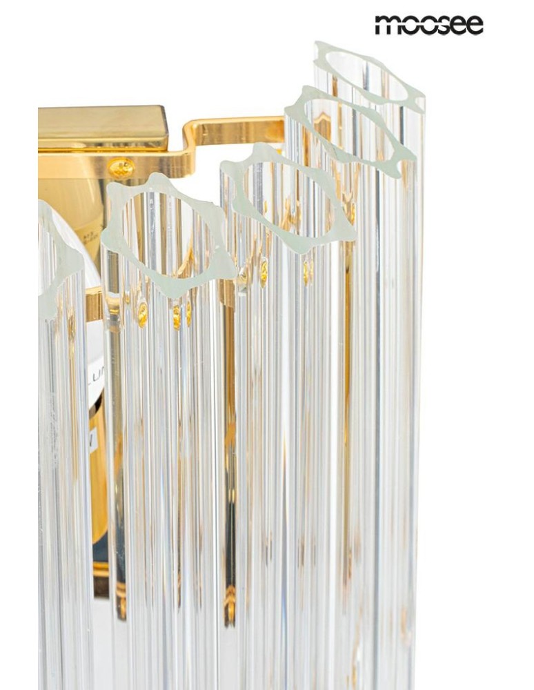 Glamour wall lamps - Moosee MOOSEE gold PALACE wall lamp (MSE010400195) - product kolory-swiatla.pl 4